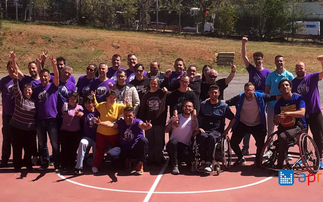 Aprodisa participa en una jornada de deporte Inclusivo con trabajadores de Mondelez